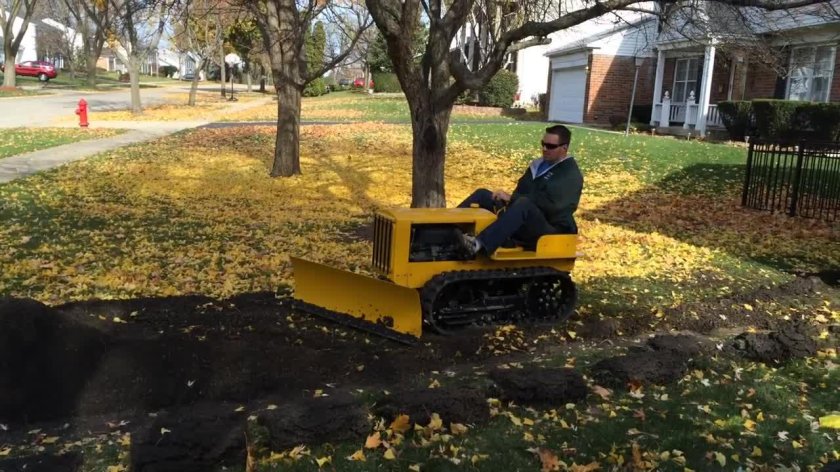 Yanmar гусеничный мини бульдозер