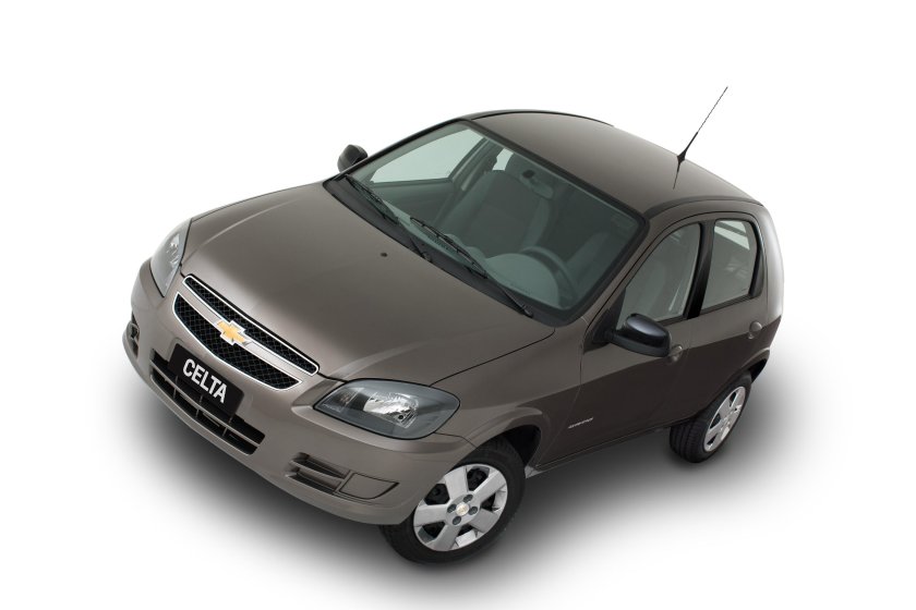 Chevrolet Celta белый фон