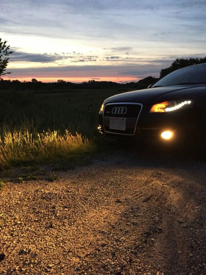 Audi закат
