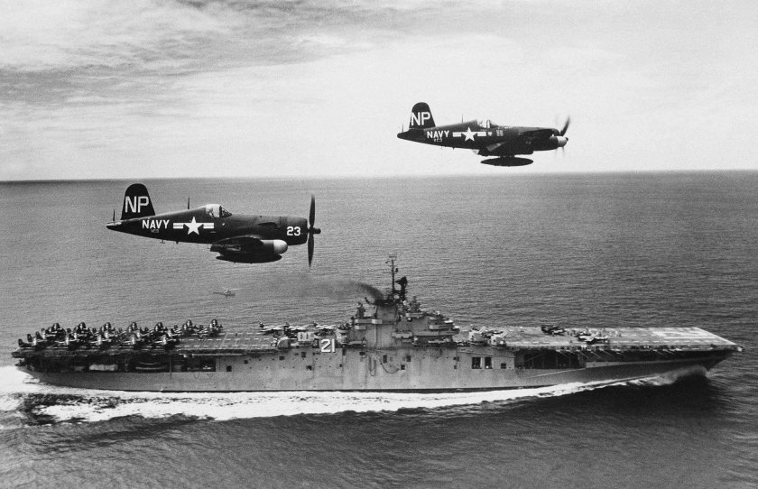 Американские авианосцы 2 мировой