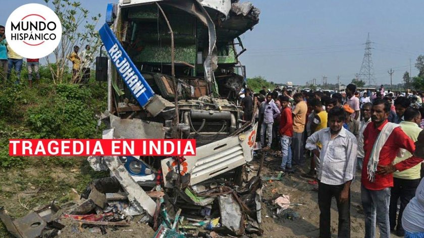 Индия авария