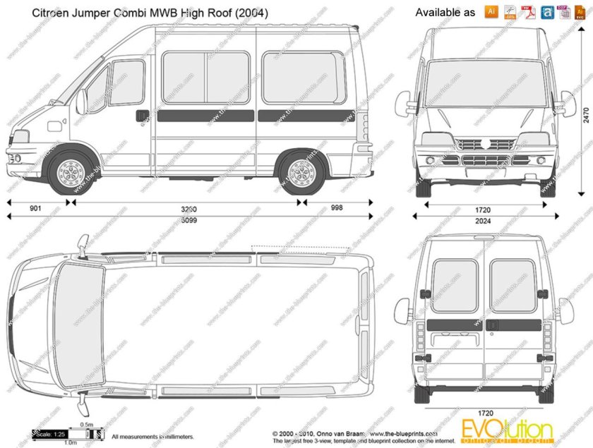 Пежо Boxer l2h2 габариты