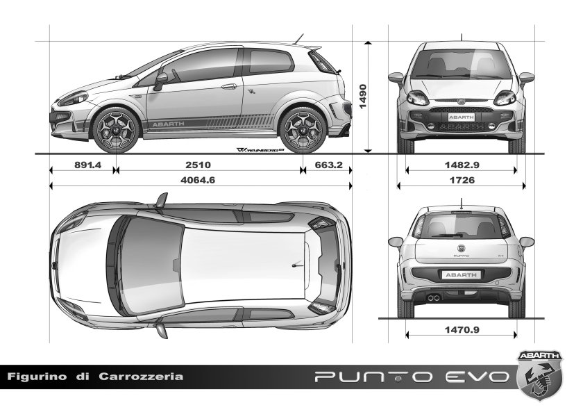 Fiat punto габариты