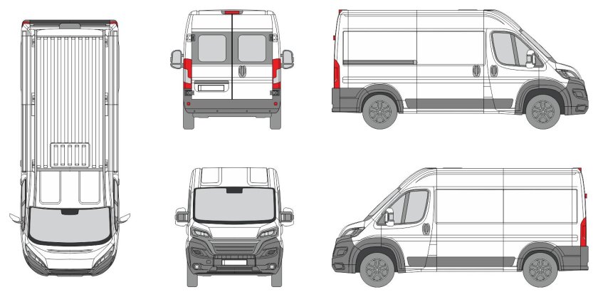 Пежо Boxer l2h2 габариты