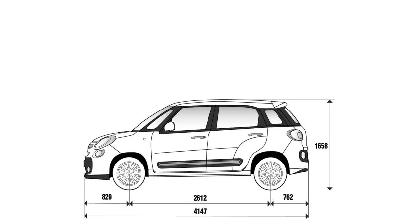 Фиат 500 габариты