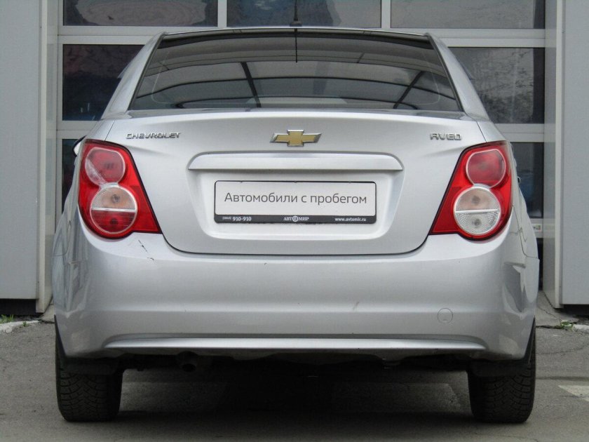 Накладка на задний бампер Авео т300 седан