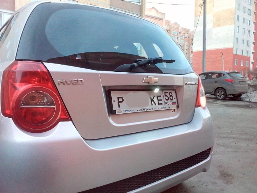 Задняя камера Авео т250