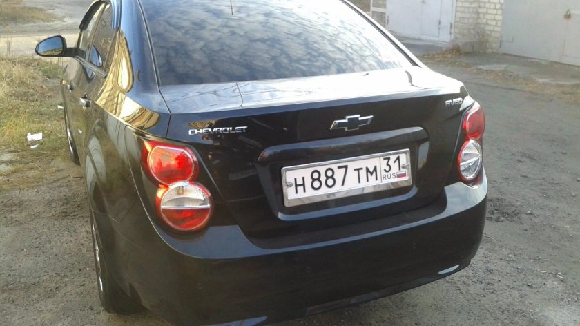 Авео т300 сзади