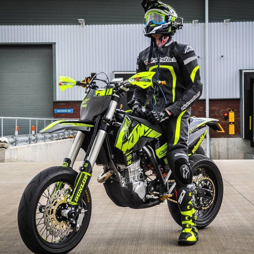 КТМ супермото стант