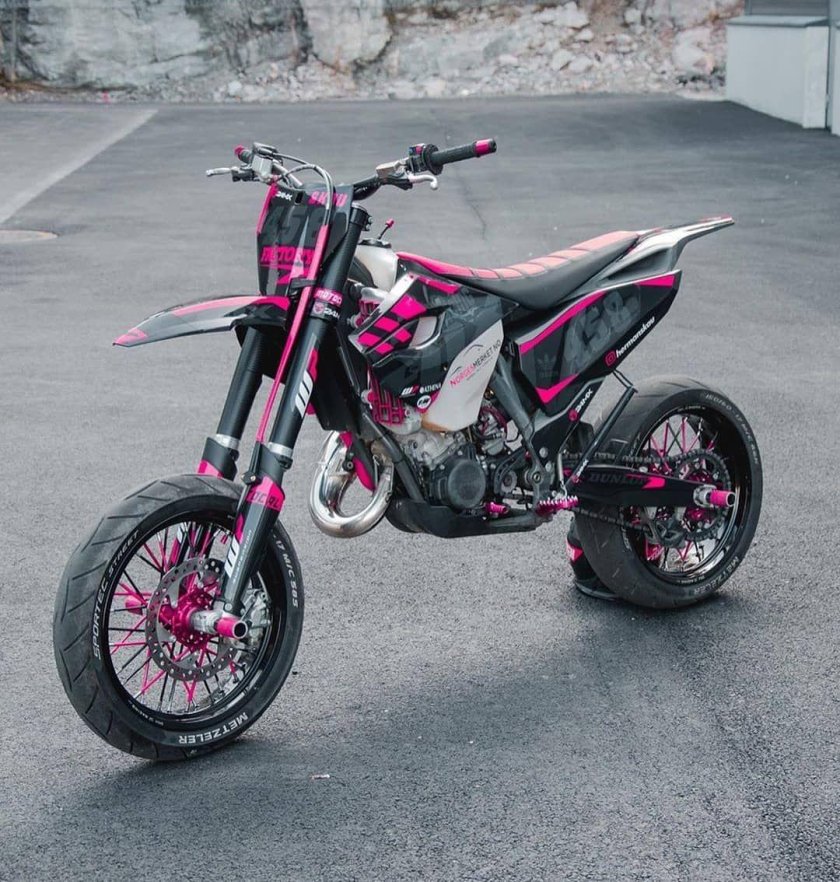 КТМ Мотардо фиолетовый