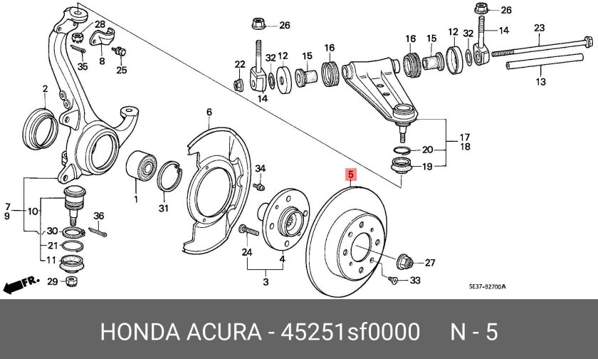 Ступица передняя Хонда фит