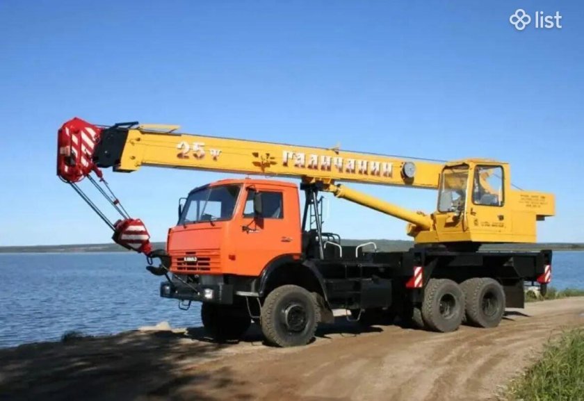 Автокран Галичанин 25 тонн