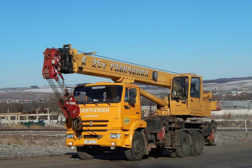 КАМАЗ кран Галичанин 25 тонн