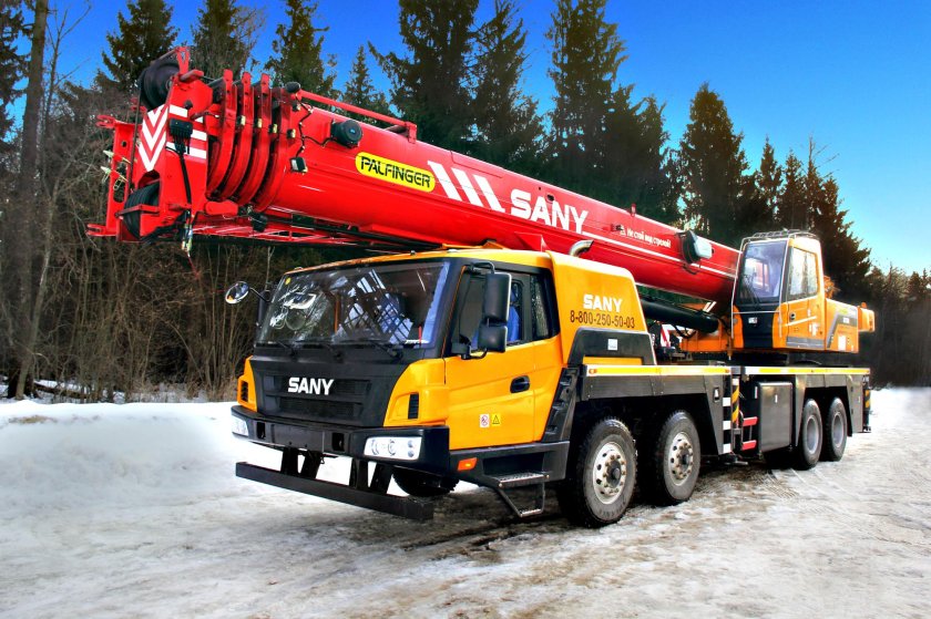 Автокран sany stc500
