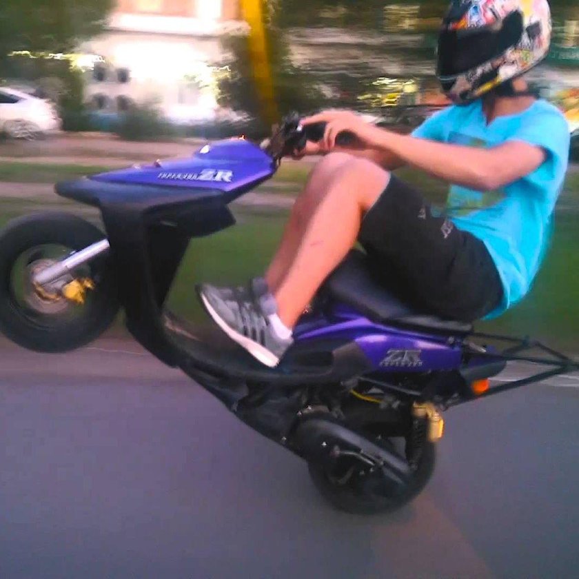 Yamaha jog стант