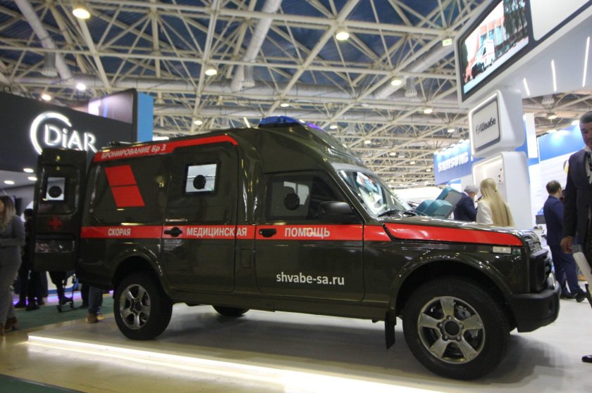Спецавтомобиль медицинского назначения Lada Niva Legend 4x4 Kub