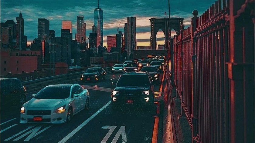 Машины в городе