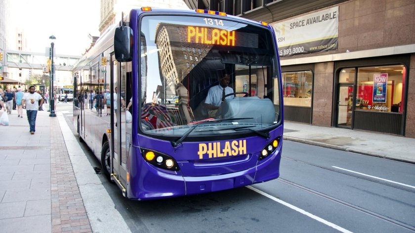 Надземный транспорт в Филадельфии США