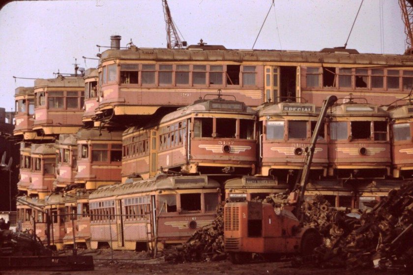 Заброшенный трамвай