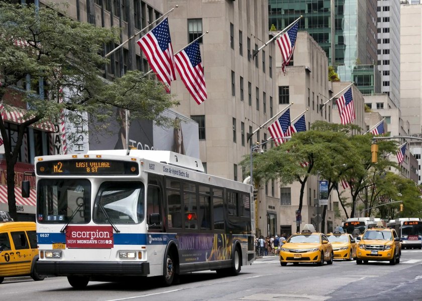 Нью йоркский автобус