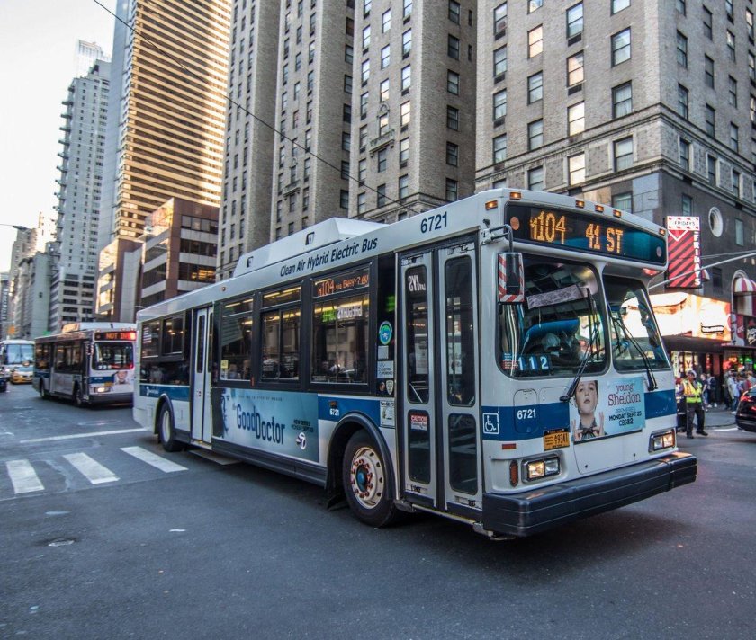 Автобусный парк Нью Йорк