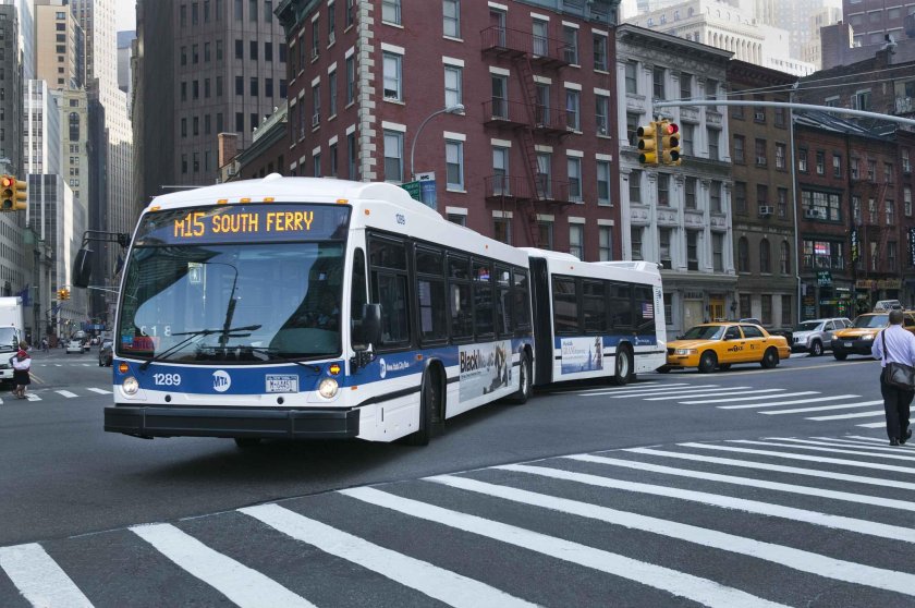 Нью Йорк троллейбус