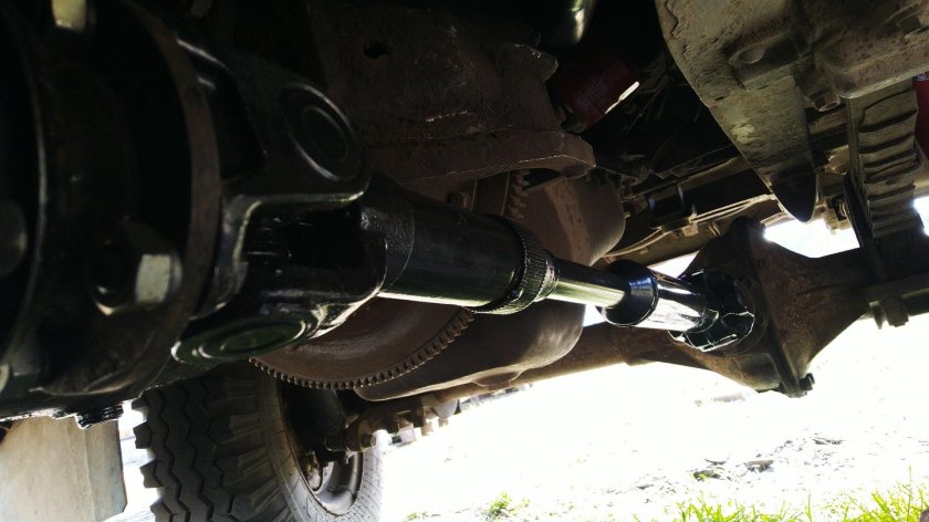 Задний кардан уаз 469 установленный