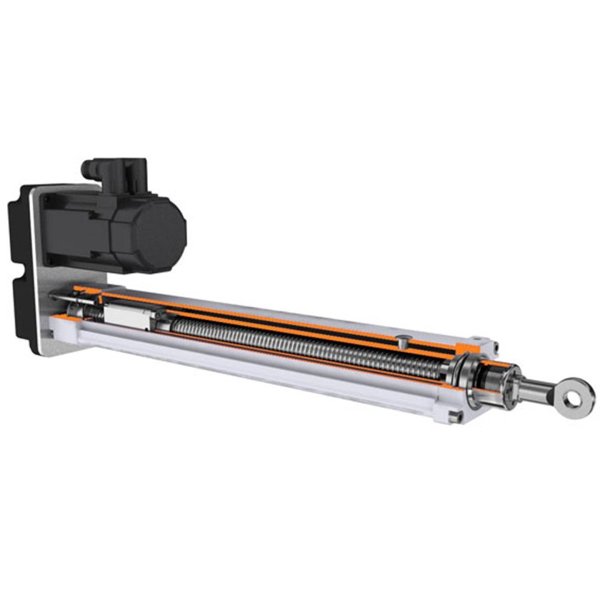 Линейный привод актуатор 12в