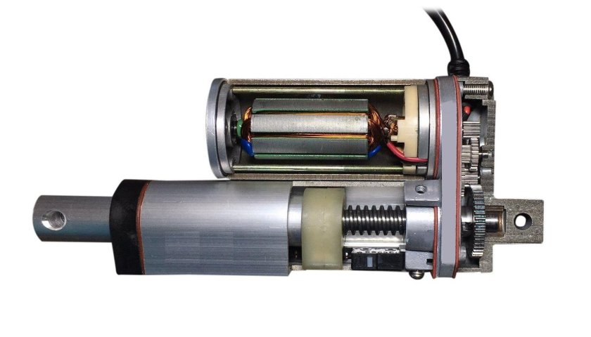 Линейный привод актуатор 12в