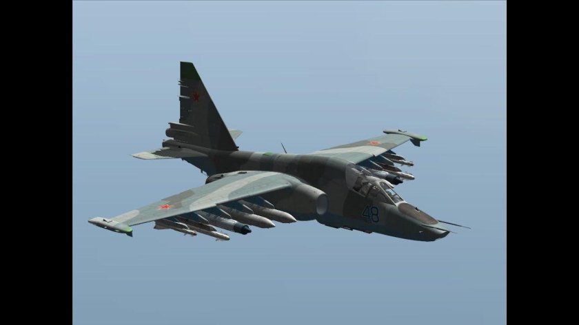 Самолёт-Штурмовик Су-25