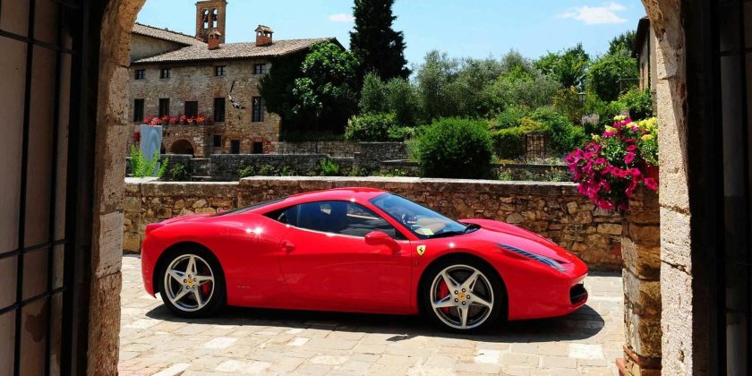 Феррари 458 в Тоскане