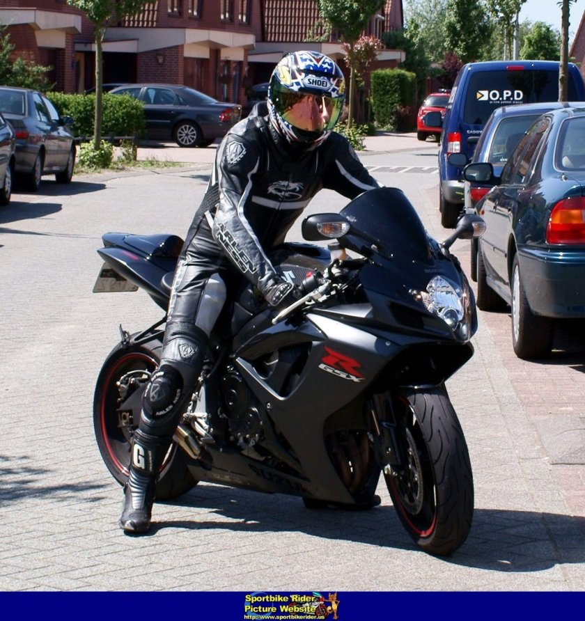 Мужик на мотоцикле