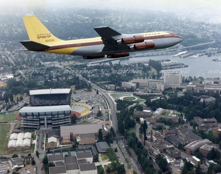 Boeing 707 кабина