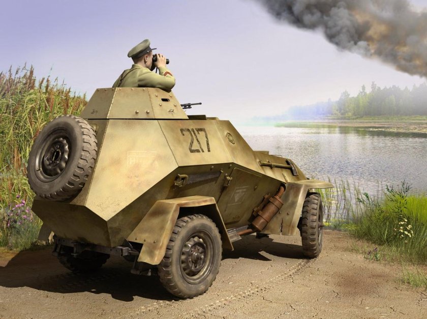 Броневики СССР ба 64