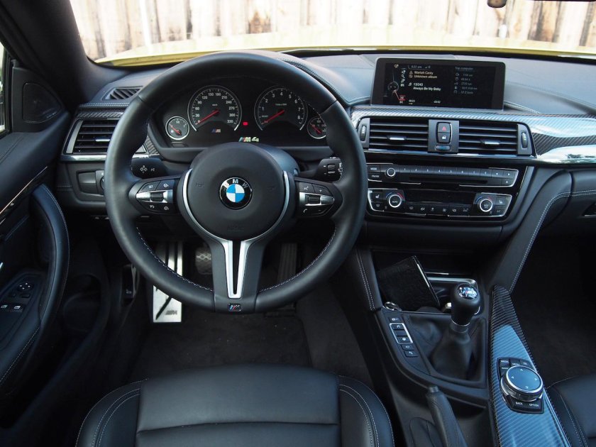 BMW m4 салон