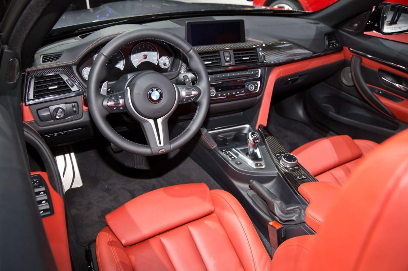 BMW m4 салон