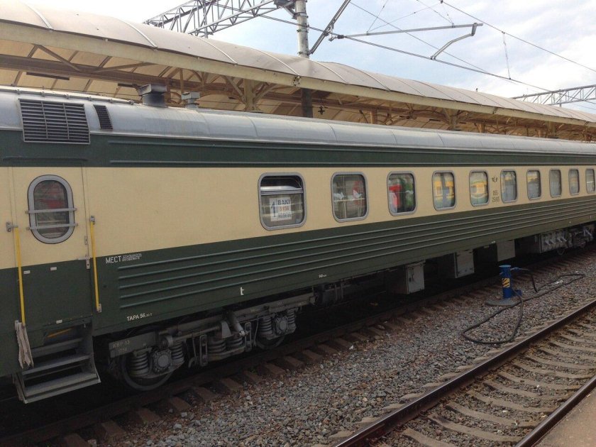 Поезд Баку Москва 055щ