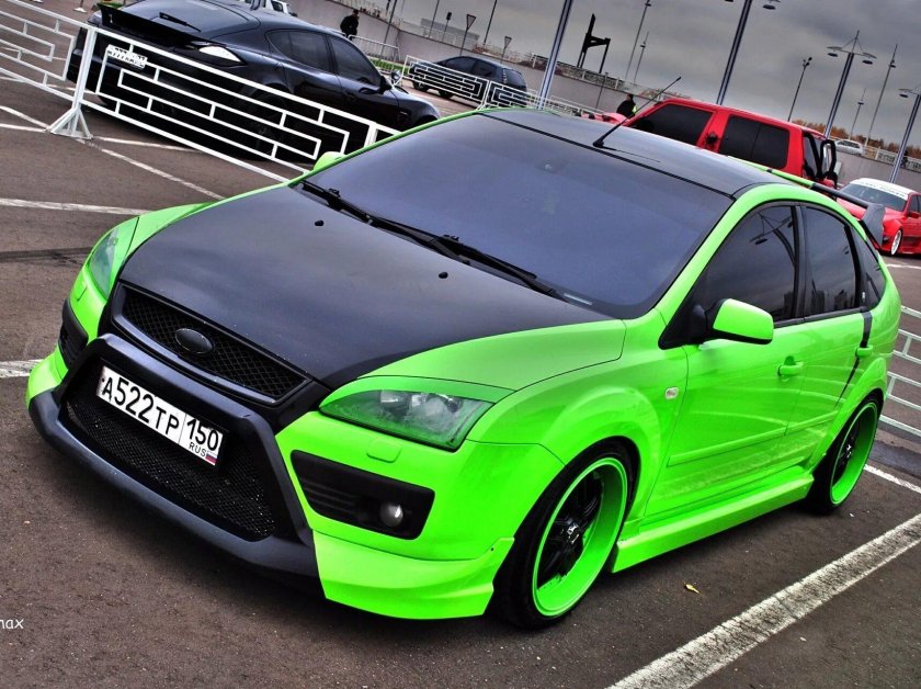 Тюнингованный Форд фокус
