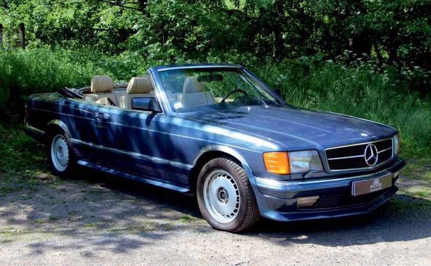 Mercedes-Benz w126 кабриолет