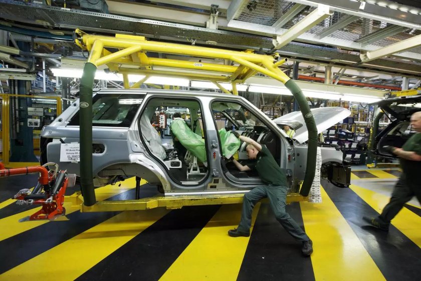 Британия ленд Ровер завод