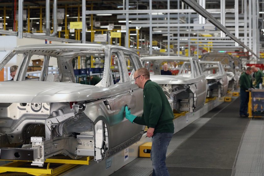 Британия ленд Ровер завод