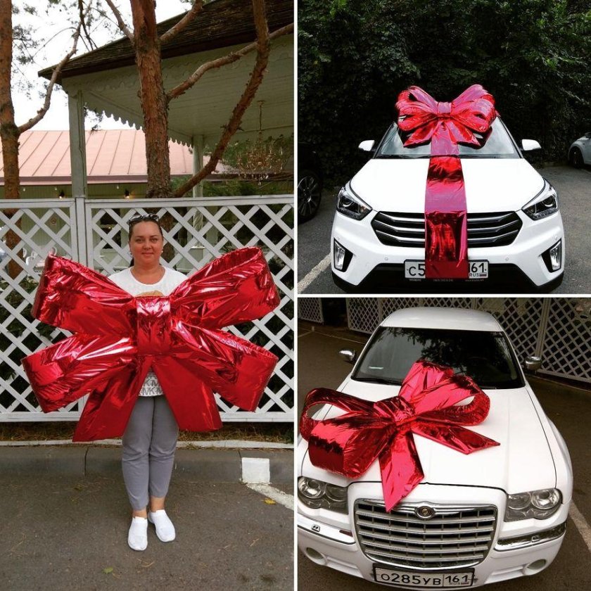 Бант на машину