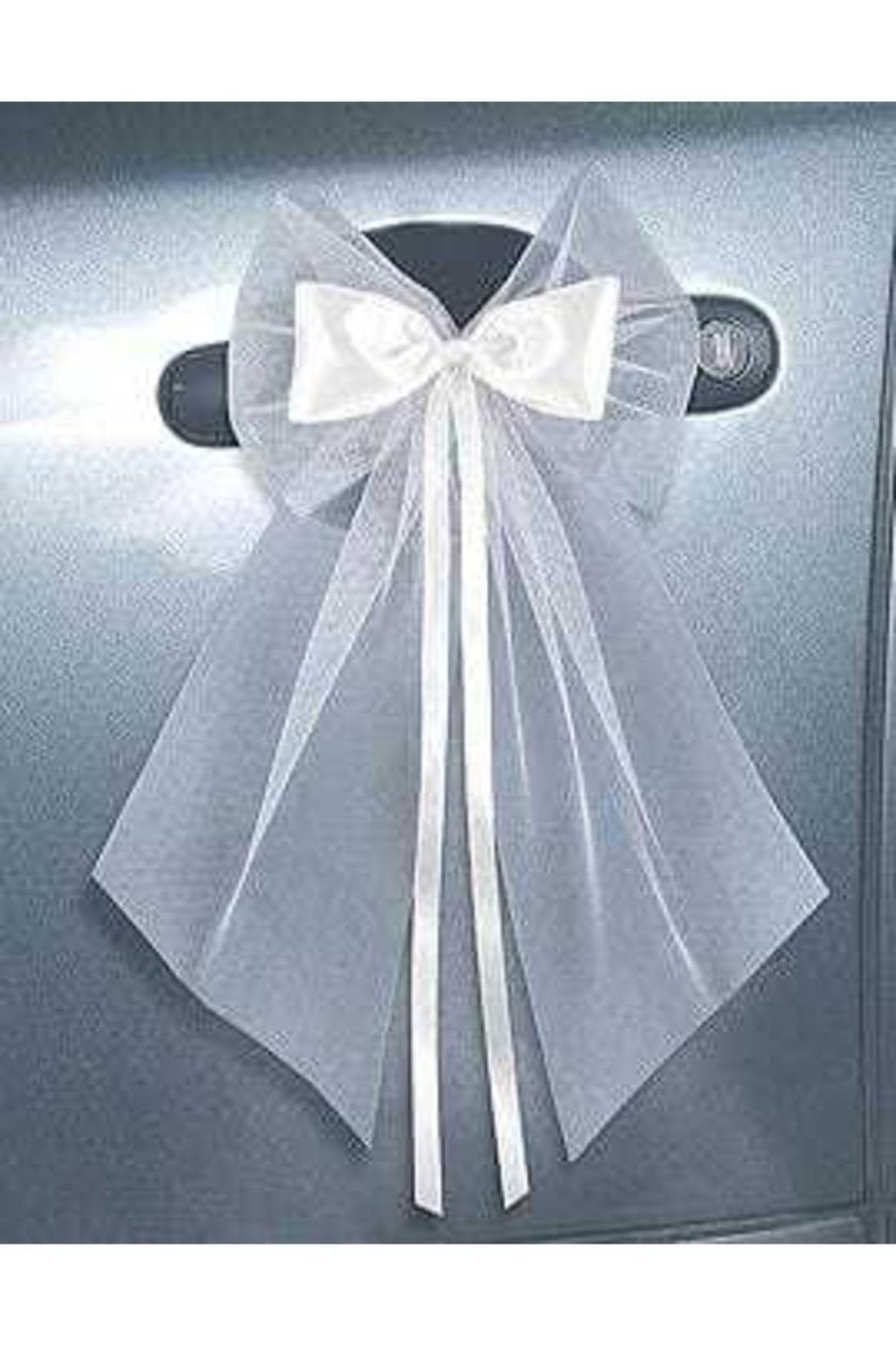 Украшения на ручки автомобиля на свадьбу