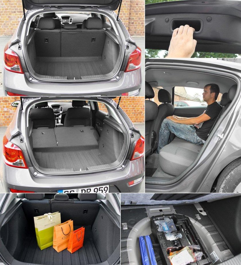 Chevrolet Cruze хэтчбек багажник