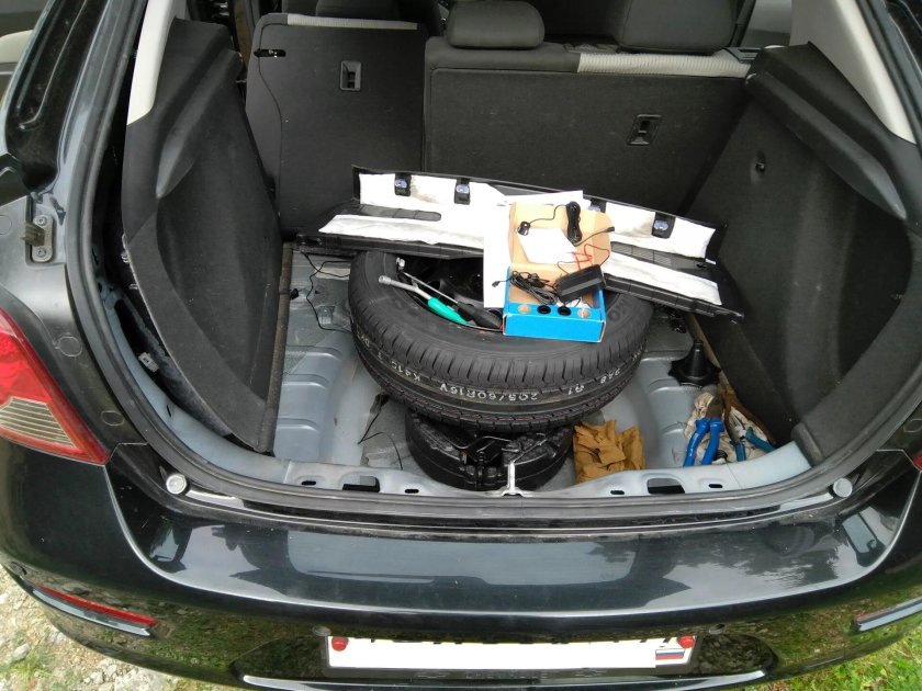 Габариты багажника Шевроле Круз