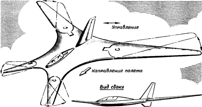 Бесхвостка аэродинамическая схема