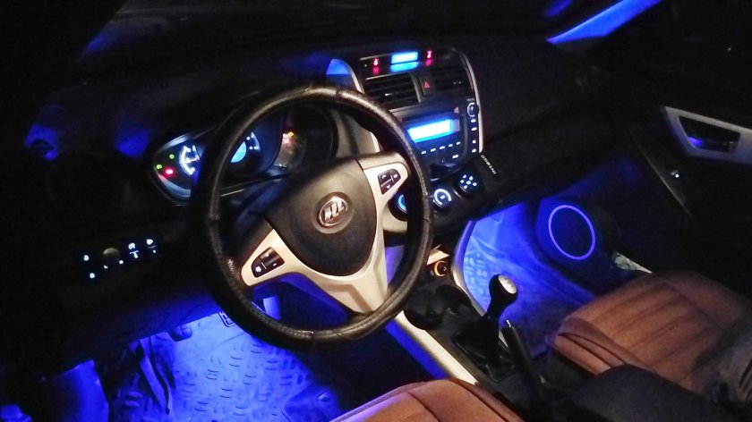 Lifan x60 подсветка салона