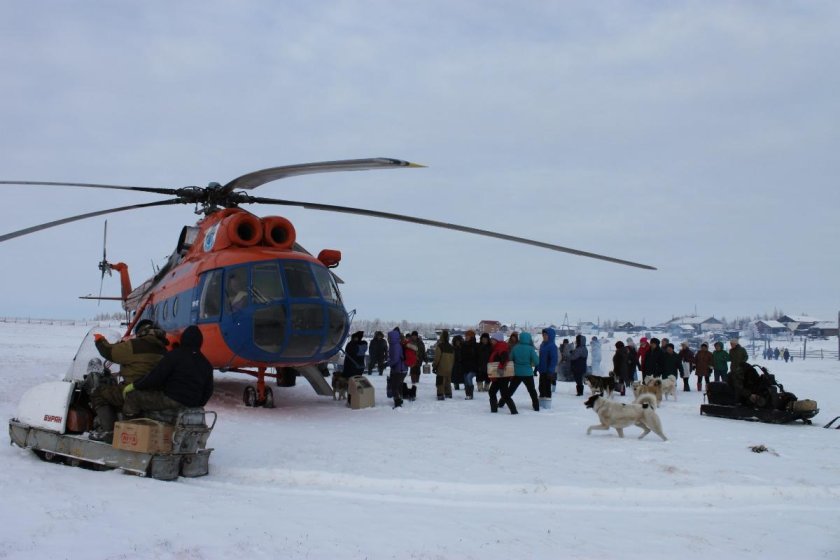 Вертолет ми8 Нарьян-мар