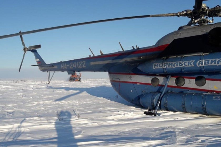 Ми-8амт Норильск авиа