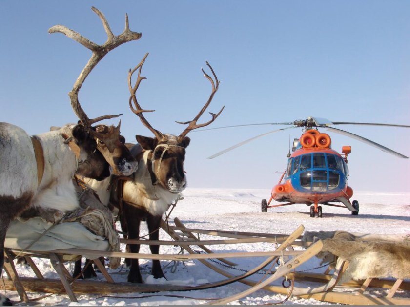Вертолёт ми-8 Таймыр